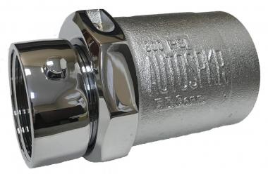 F F Fire Department Connection Clappered snoot  2-1/2" NST Swivel x 3" NPT 